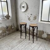 High cane bistro stools