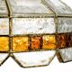 Beautiful large heavy 1960s Italian PoliArte glass ceiling lamp | Ø 52cm