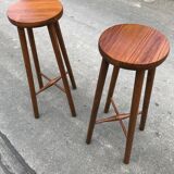 Pair of high vintage stools 1960