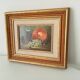 Oil painting on cardboard small format still life