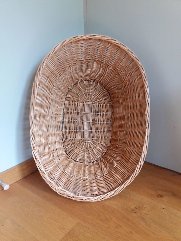 Panier grande corbeille en osier