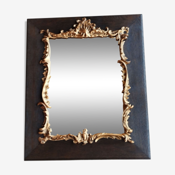Black and gold mirror