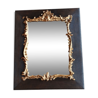 Black and gold mirror