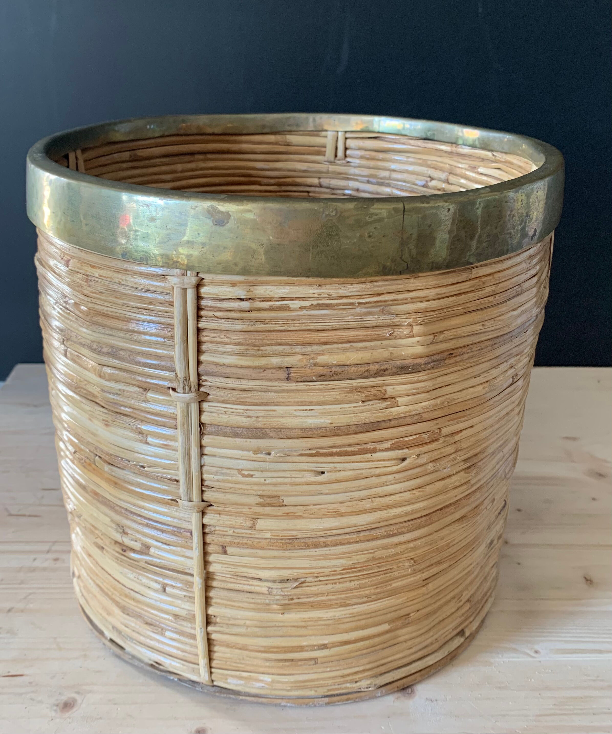 Rattan pot cover