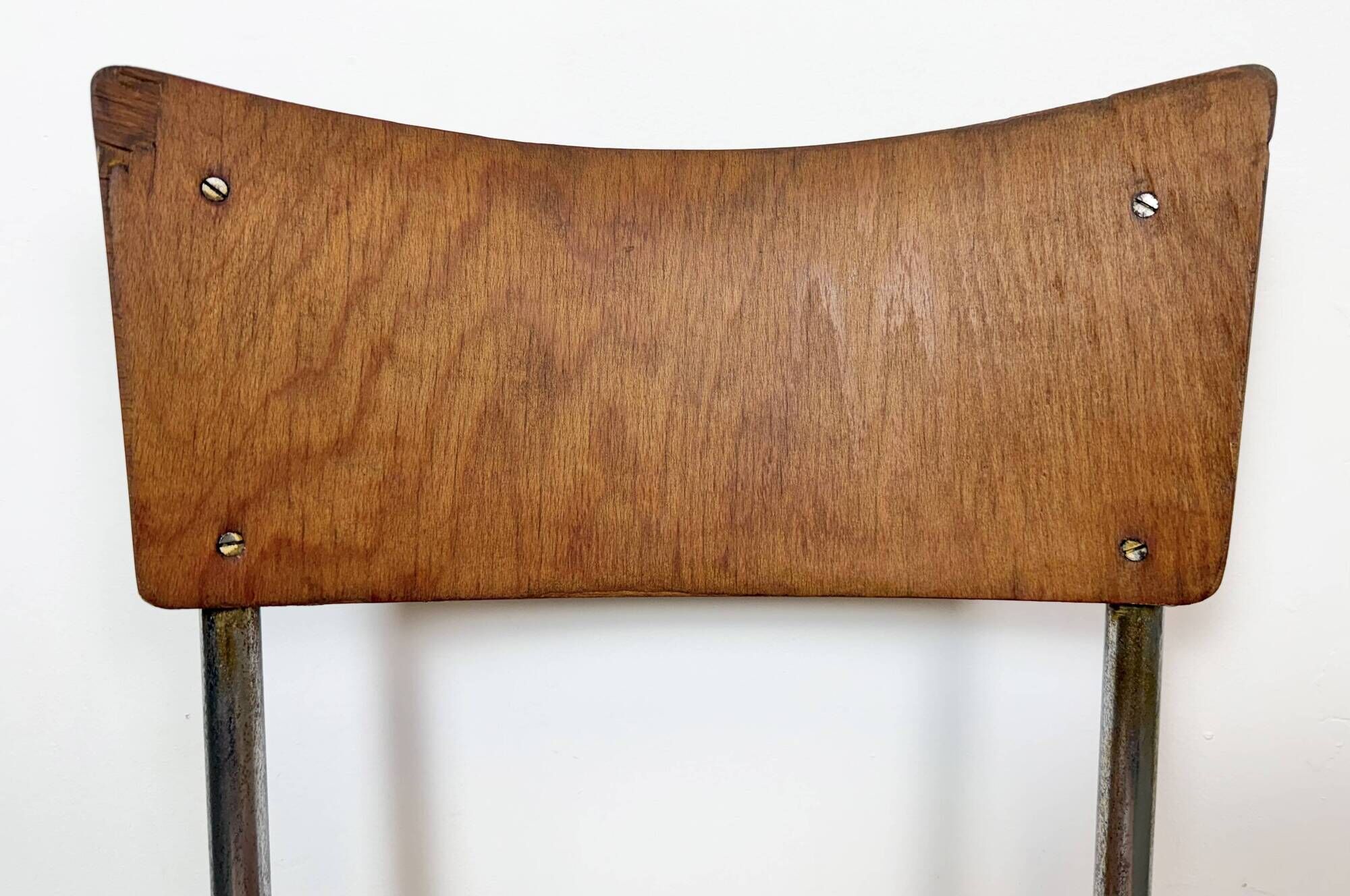 Chaise d'atelier vintage, années 1960