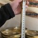 Vintage brass gold aperitif server