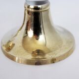 Candlestick duo in Lucite and brass