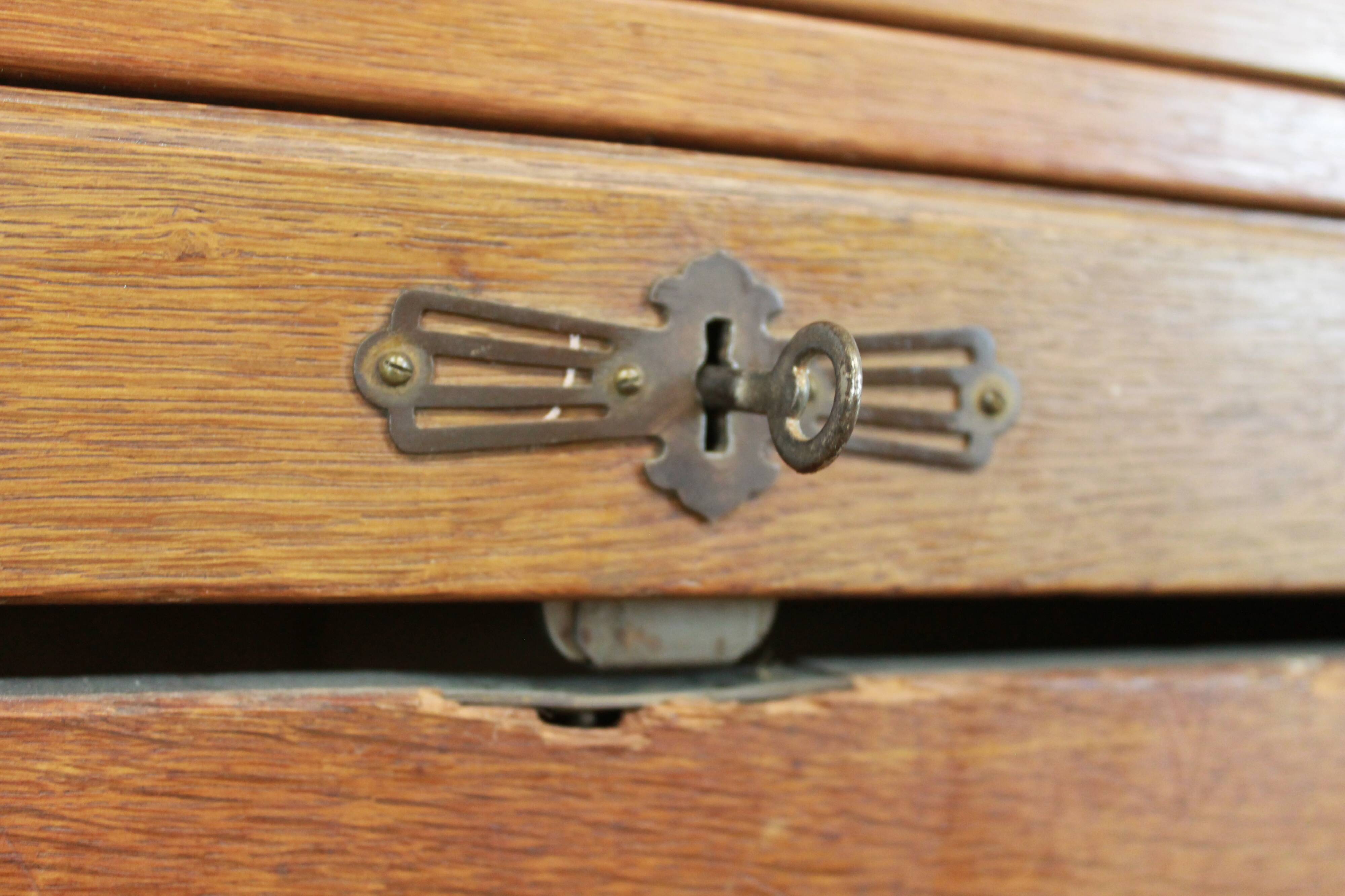 Large curtain filing cabinet