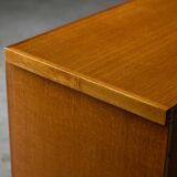 Brutalist Oak Buffet, Belgium, 1960s