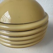 Lampe de table opaline Art Déco tchécoslovaquie