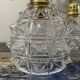 Pair of new electrified chiseled glass sconces