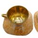 Pair of Helena cups, mid-century modern, porcelain, Wawel Porcelain Factory, Poland, 1970s.