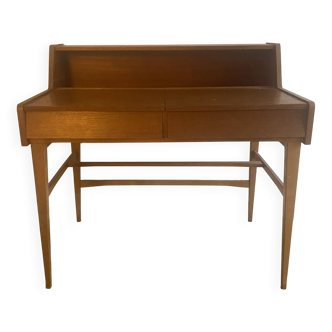 Bureau en teck vintage design italien