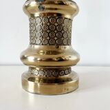 Gold-plated metal lamp base, 1950s