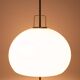"Lucerna" floor lamp in chrome-plated steel by Harvey Guzzini for Meblo 196
