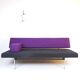 Sofa bed Gijs van der Sluis purple anthracite kvadrat wool upholstery