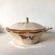 Pink Digoin soup tureens