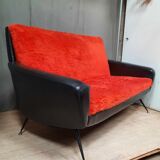 Vintage sofa compass feet