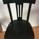 Suite of 6 old bistro chairs