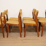 8 dining chairs | rosewood | reupholstered