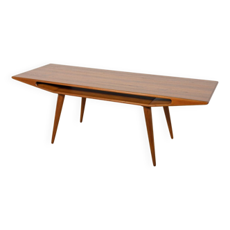 Table Basse Modèle 100 en Teck de Omann Jun, Danemark, 1950s