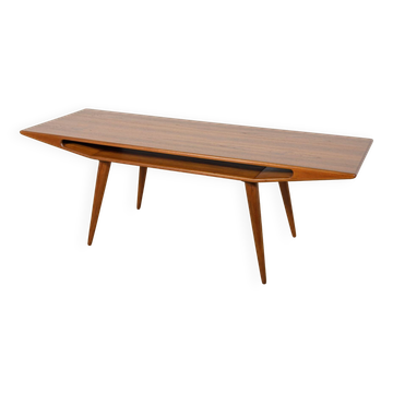 Table Basse Modèle 100 en Teck de Omann Jun, Danemark, 1950s