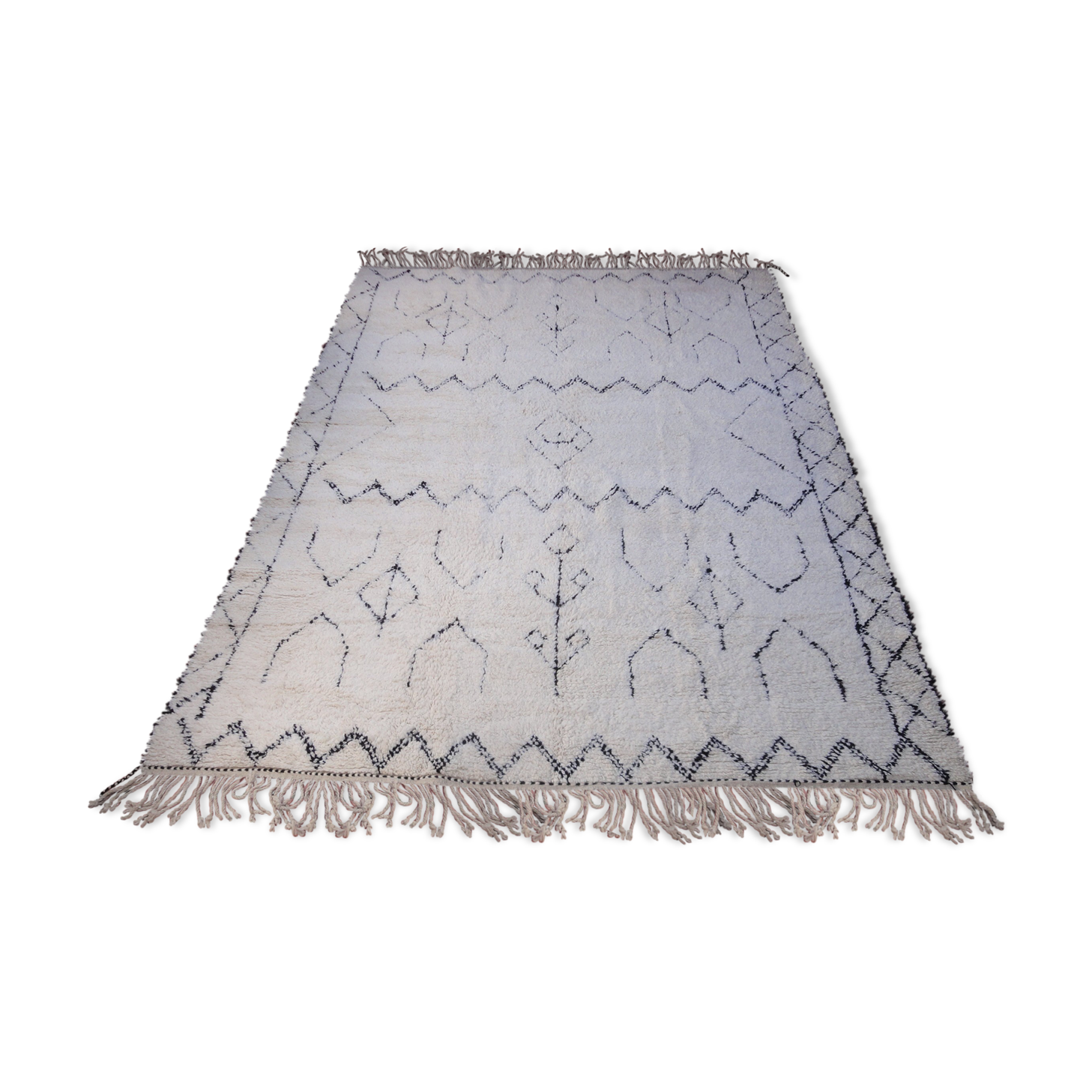 Carpet beni ourain 345 x 255 cm