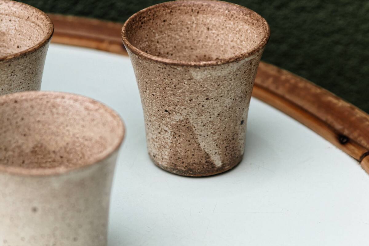 Stoneware service, pottery from Bois de Laud