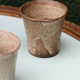 Stoneware service, pottery from Bois de Laud