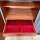 Buffet vintage noir mat et bois brut