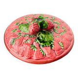Strawberry slip tart dish