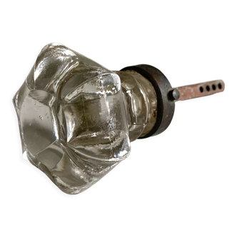 Old glass handle