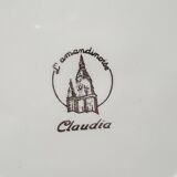 Dessert plates Claudia Amandinoise and vintage mandiant