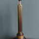 Antique column lamp in marble and gilded metal