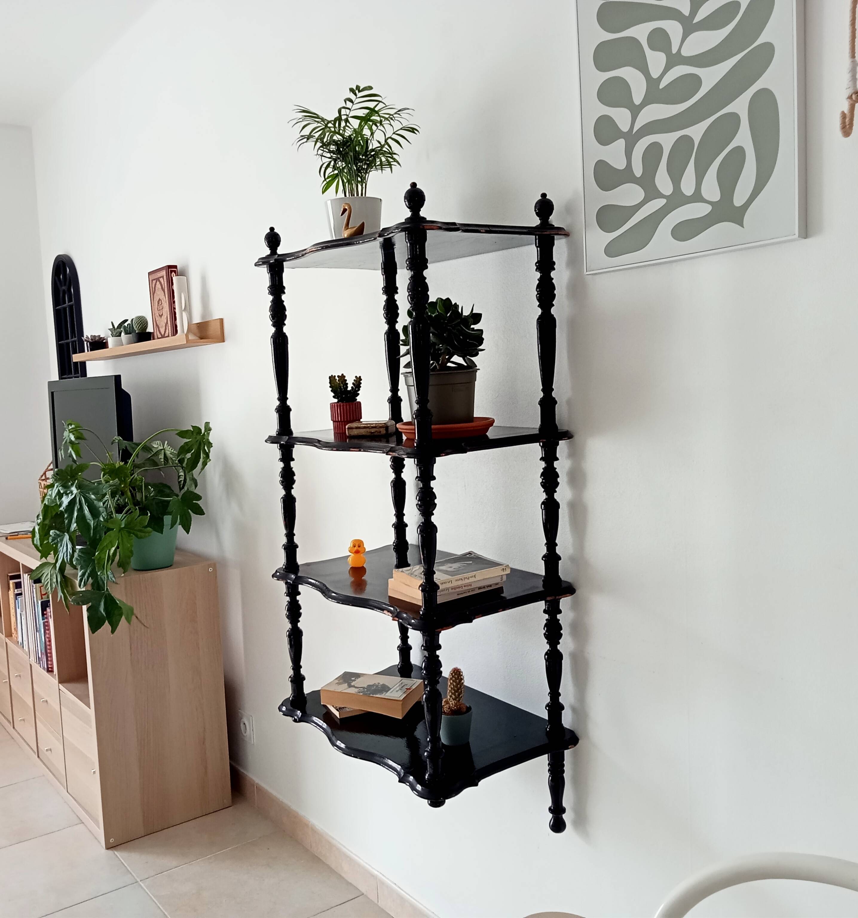 Antique Napoleon III wall shelf