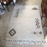 Vintage beni ouarain carpet, 1970