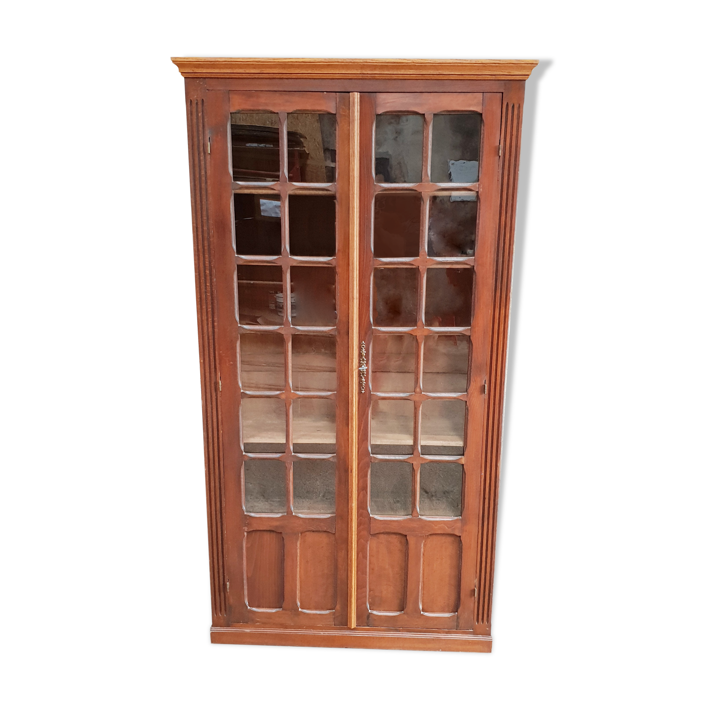 Vintage glass library