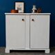 Retro commode with shelves Art Deco painted wood