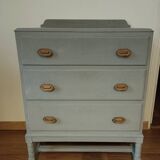 Commode bois patinée