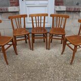 series of 5 luterma bistro chairs