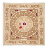 Vintage hand-embroidered tablecloth 154x160 cm