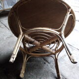 Rattan coffee table