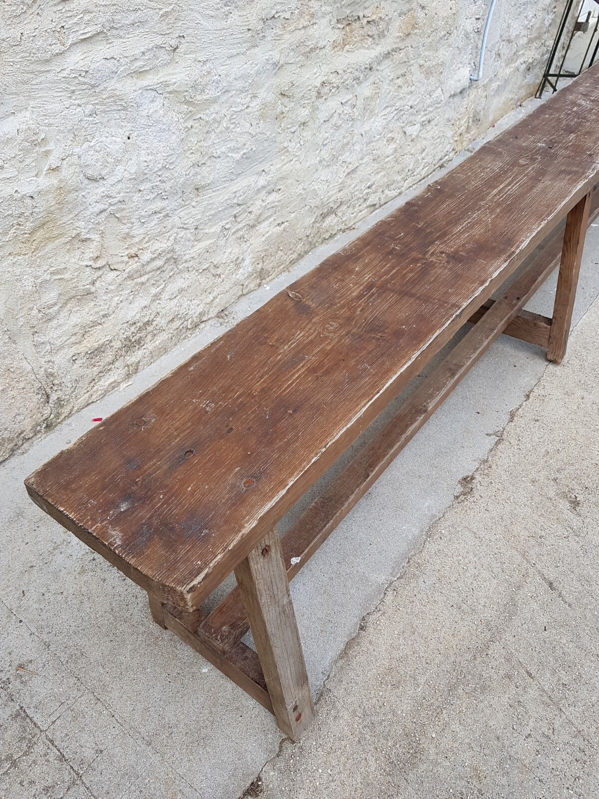 Old farm bench
