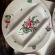 6 asparagus plates Luneville early 20th century