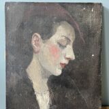 Old portrait painting