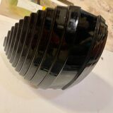 Black Vetri Sign Murano glass wall lamp PAIR, Italy 1990s