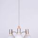 Mid-Century Chandelier in Chromed Steel and Glass from Drukov, Czech, 1970s