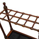 Arts and crafts umbrella stand in mahogany