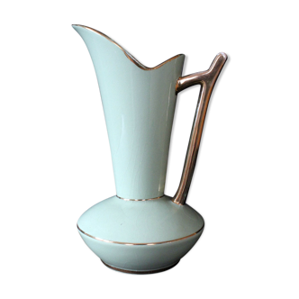 Vintage Art Deco Boch Freres Keramis Raymond Chevallier ceramic pitcher