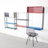 Wall unit to lockers